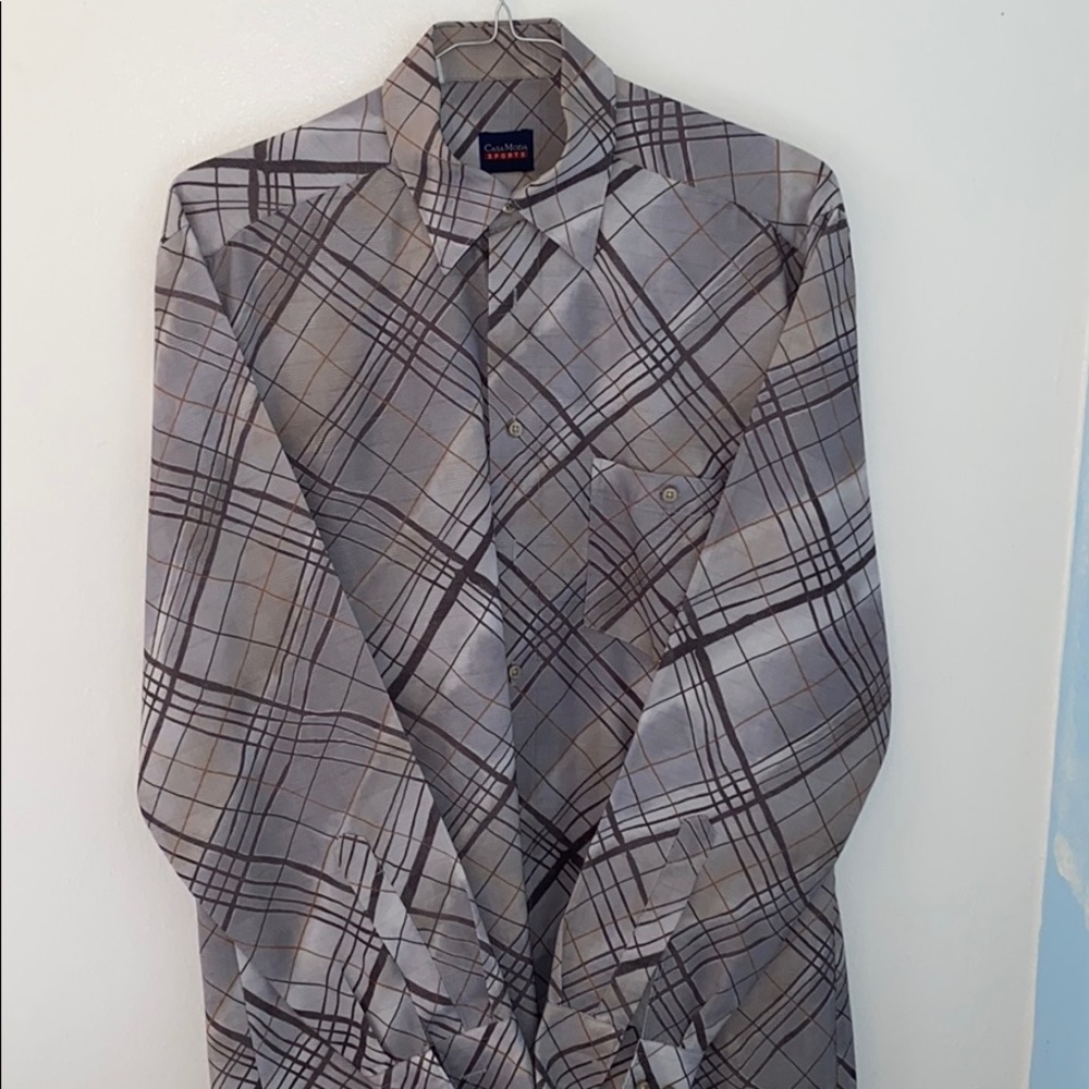Casa moda sport bottom down shirt